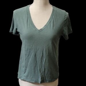 Madewell Green Fitted Short Sleeve T-Shirt